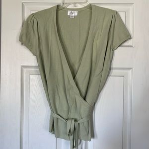 LOFT Wrap Sweater Shirt